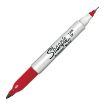 Imagen de MARCADOR PERMANENTE DOBLE PUNTA ROJO SHARPIE