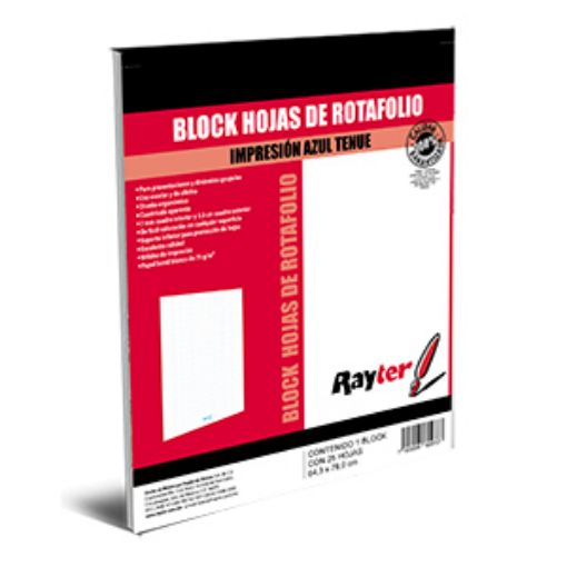 Imagen de BLOCK PARA ROTAFOLIO C-7 C/25HJS 64.3X78CM