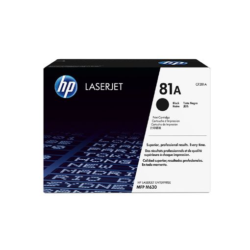 Imagen de TONER LASER HP 81A NEGRO ORIGINAL