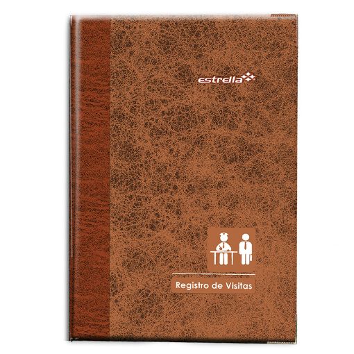 Imagen de LIBRO FLORETE REGISTRO DE VISITAS 96HJS FORMA FRANCESA