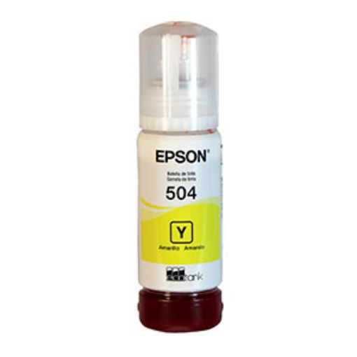 Imagen de BOTELLA DE TINTA EPSON T504 AMARILLA