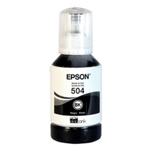 Imagen de BOTELLA DE TINTA EPSON T504 NEGRO