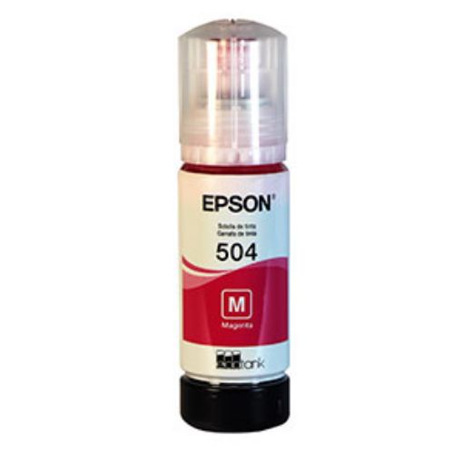 Imagen de BOTELLA DE TINTA EPSON T504 MAGENTA
