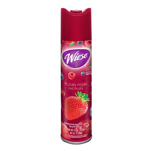 Imagen de AROMATIZANTE WIESE EN AEROSOL FRUTOS ROJOS 400 ML/323 GR