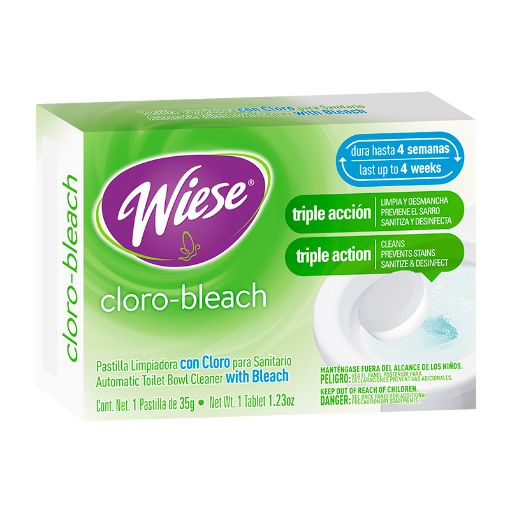 Imagen de PASTILLA DE CLORO PARA SANITARIO WIESE 35GR