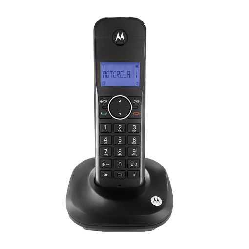 Imagen de TELEFONO INALAMBRICO MOTOROLA MOTO500ID, INDENTIFICADOR,COLOR NEGRO