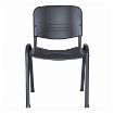 Imagen de SILLA VISITA SIN BRAZOS PLASTICA NOVAISO NEGRO