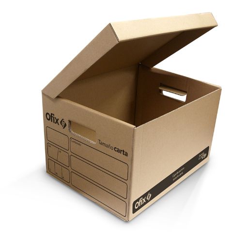 Imagen de CAJA ARCHIVO CARTA CARTON OFIX