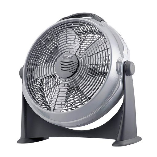 Imagen de VENTILADOR DE PISO 20 ASPAS-REJILLAS DE PLASTICO, GRIS MAN