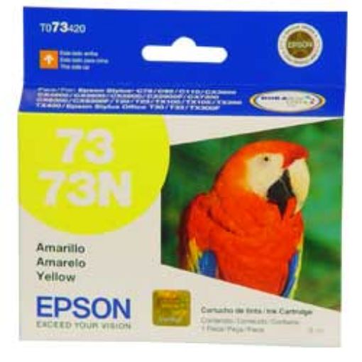 Imagen de CARTUCHO DE TINTA EPSON 73 AMARILLO