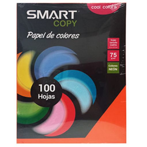 Imagen de PAPEL CARTA NEON NARANJA 37K C/100HJS