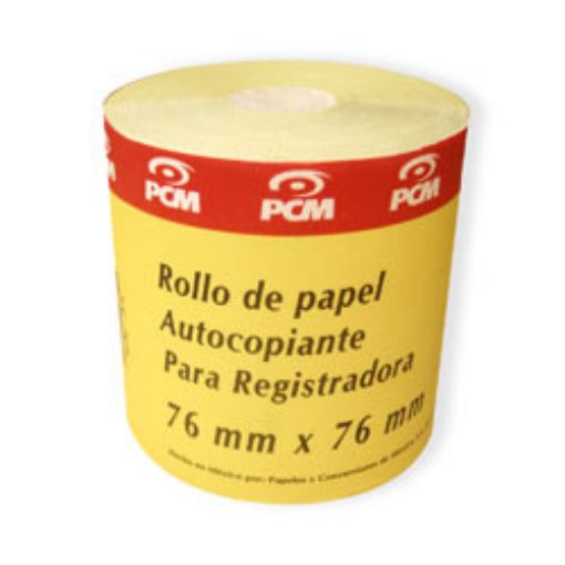 Imagen de ROLLO PAPEL AUTOCOP 76MM X 76MM 3TT (26 MTS)