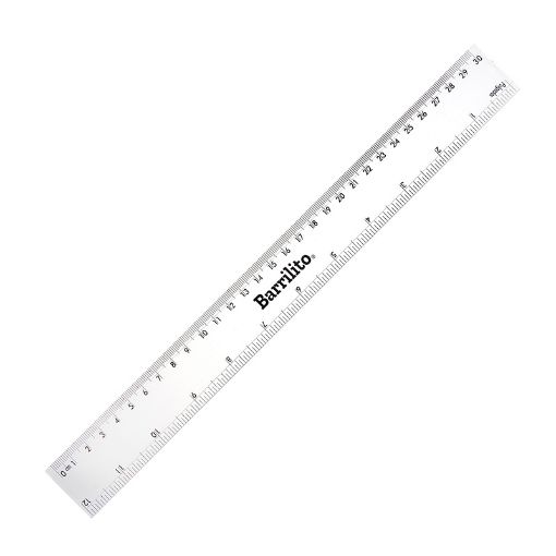 Imagen de REGLA PLASTICA 30CM BARRILITO