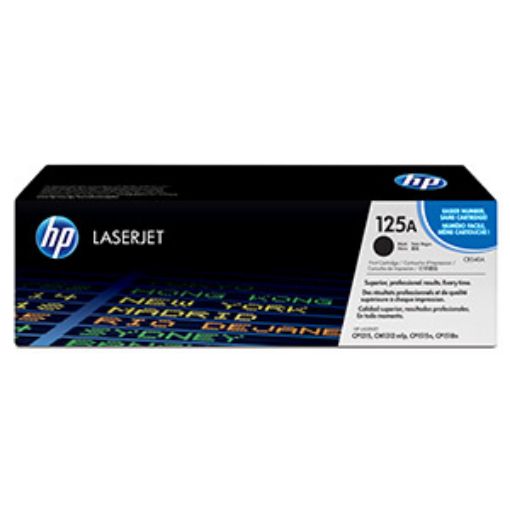 Imagen de TONER LASER HP 125A NEGRO CB540A