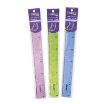 Imagen de REGLA PLASTICA 30CM FLEXIBLE COLORES SURTIDOS