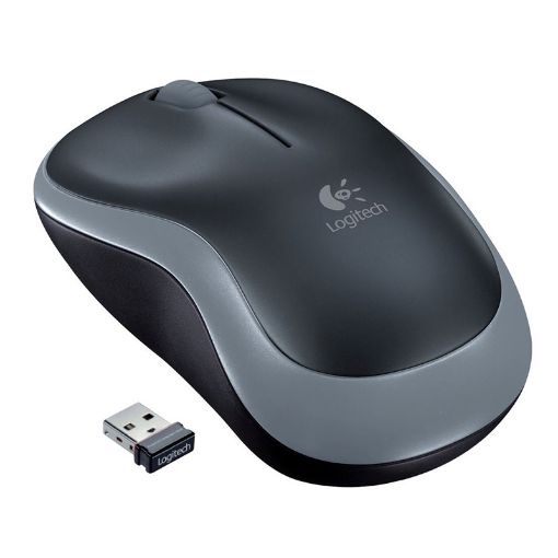 Imagen de MOUSE INALAMBRICO M185 GRIS