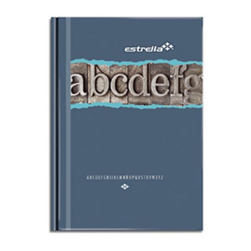 Imagen de LIBRETA POCKET 96H RAYAS C/INDICE PD