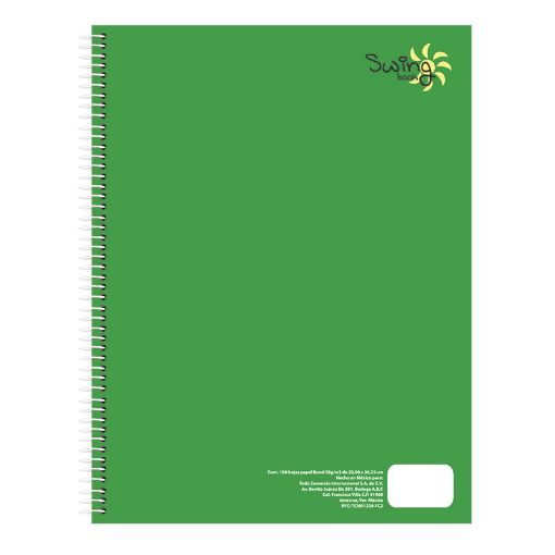 Imagen de CUADERNO PROFESIONAL 100H RAYAS SWING COOL