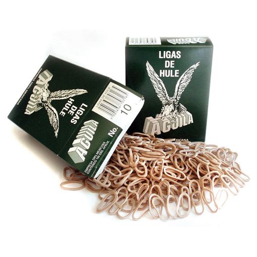 Imagen de LIGA HULE NATURAL #10 CAJA 100GRS