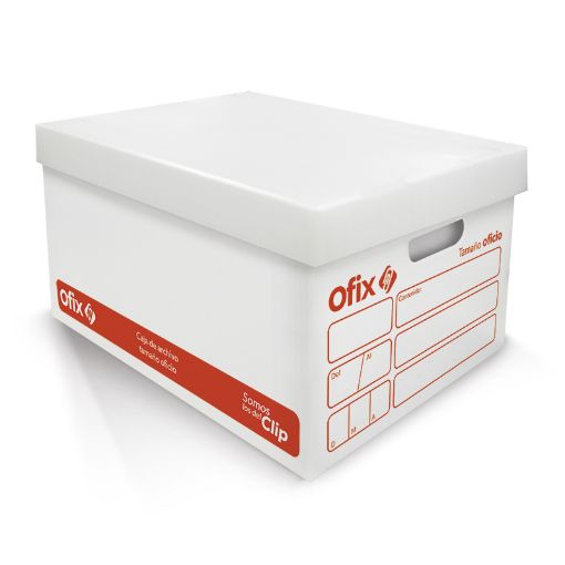 Imagen de CAJA ARCHIVO OFICIO PLASTICA OFIX