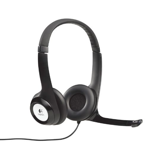 Imagen de AUDIFONOS DIADEMA CON MICROFONO USB H390 NEGRO