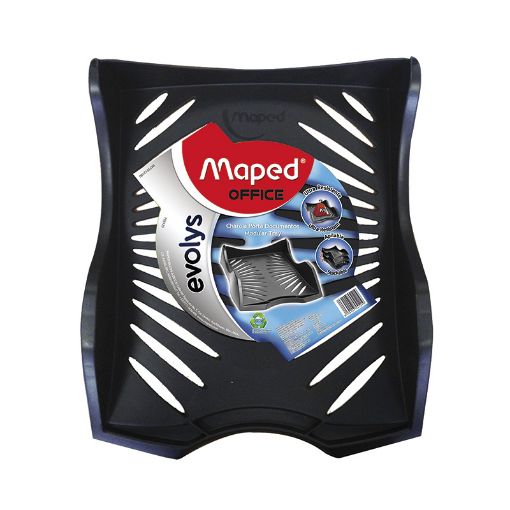 Imagen de CHAROLA CARTA 1 NIVEL NEGRO EVOLYS