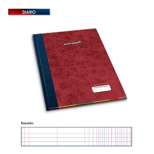 Imagen de LIBRO FLORETE DIARIO 240HJS FORMA FRANCESA