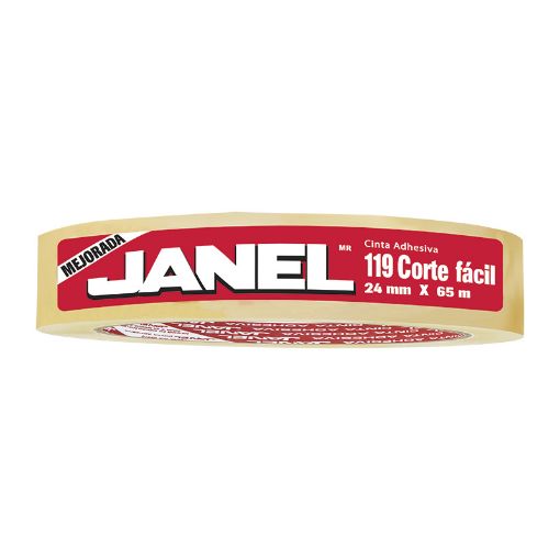 Imagen de CINTA ADHESIVA CORTE FACIL 119 24X65 JANEL