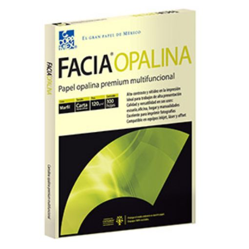 Imagen de PAPEL OPALINA CARTA MARFIL C/100HJS 120GRS