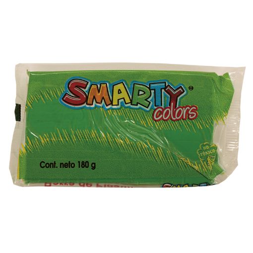 Imagen de PLASTILINA MARQUETA 180GR VERDE CLARO SMARTY