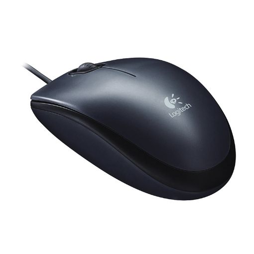 Imagen de MOUSE ALAMBRICO M90 NEGRO USB