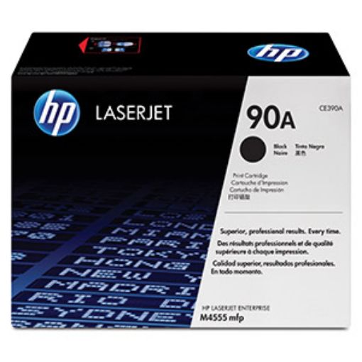 Imagen de TONER LASER HP 90A NEGRO CE390A