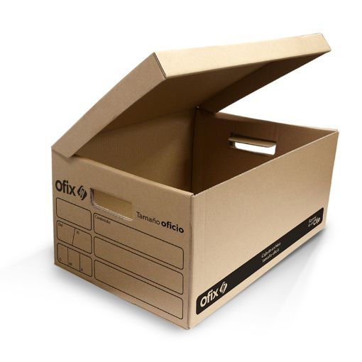 Imagen de CAJA ARCHIVO OFICIO CARTON OFIX