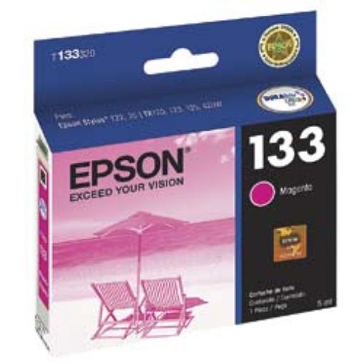 Imagen de CARTUCHO DE TINTA EPSON 133 MAGENTA