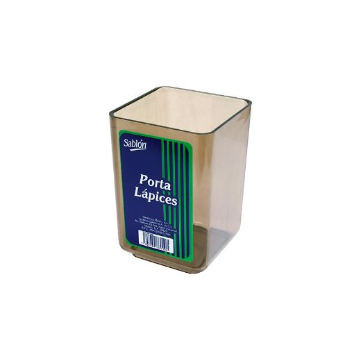 Imagen de PORTA LAPICES PLASTICO HUMO