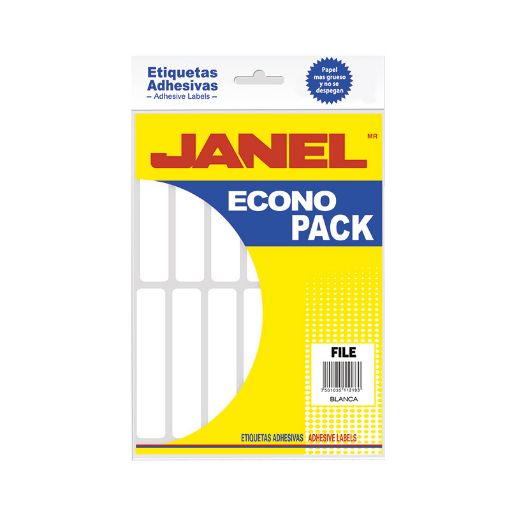Imagen de ETIQUETA BLANCA ECO PACK No.20 FILE 20X105 C/168