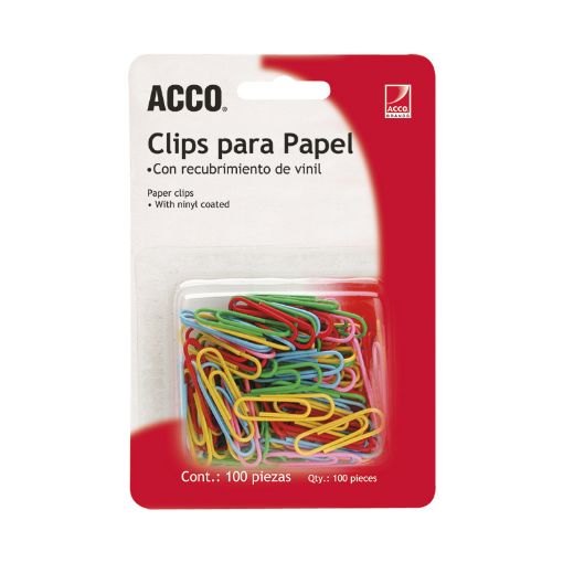 Imagen de CLIP STANDARD COLORES SURTIDOS BLT CON 100