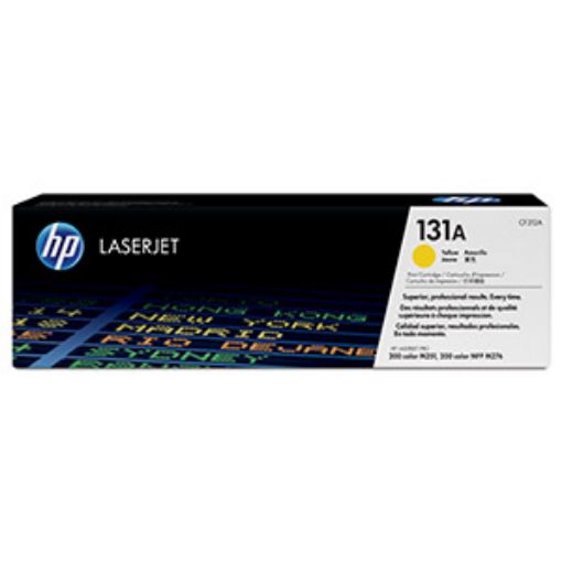 Imagen de TONER LASER HP 131A AMARILLO ORIGINAL