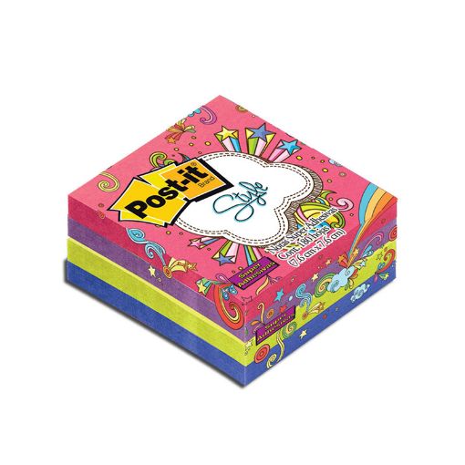 Imagen de NOTAS ADHESIVAS 3x3 654-SS CUBO STYLE C/180HJS