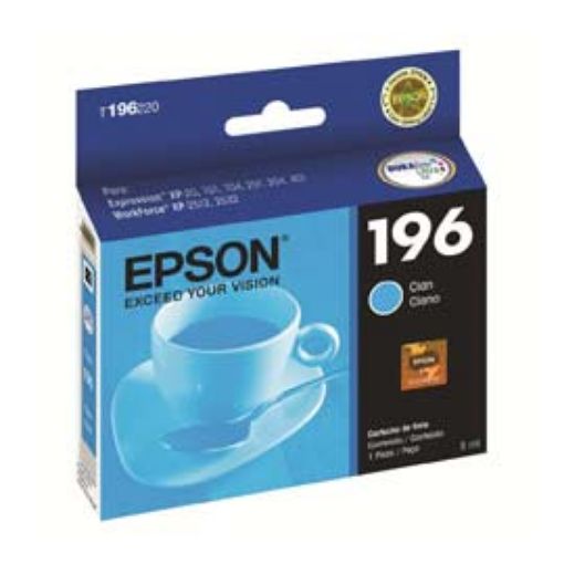 Imagen de CARTUCHO DE TINTA EPSON 196 CYAN