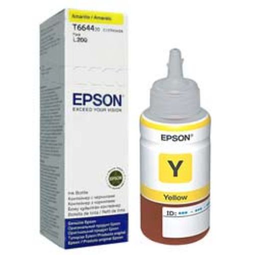 Imagen de BOTELLA DE TINTA EPSON T664 AMARILLO