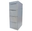 Imagen de ARCHIVERO METAL 4 GAV 24 ALUMINIO CROMO OFICIO