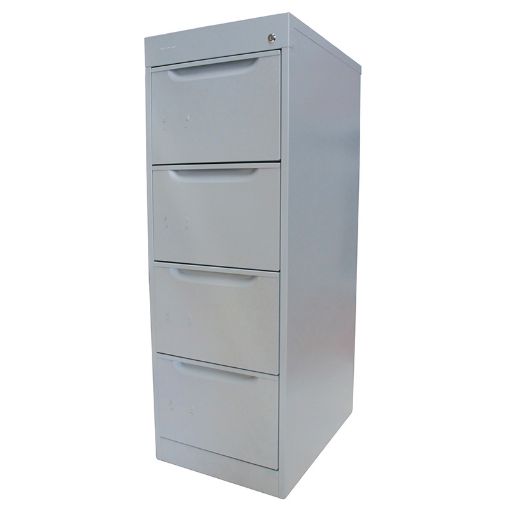 Imagen de ARCHIVERO METAL 4 GAV 24 ALUMINIO CROMO OFICIO