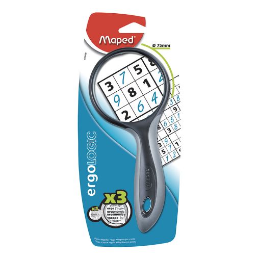 Imagen de LUPA ERGOLOGIC x3 75 MM BLT