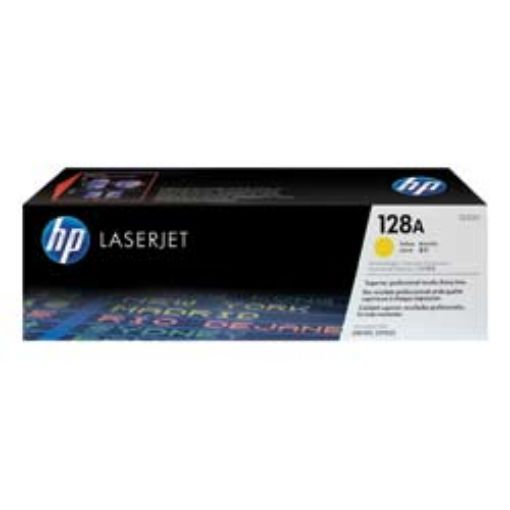 Imagen de TONER LASER HP 128A AMARILLO ORIGINAL