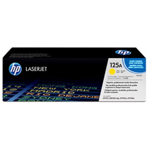 Imagen de TONER LASER HP 125A AMARILLO CB542A