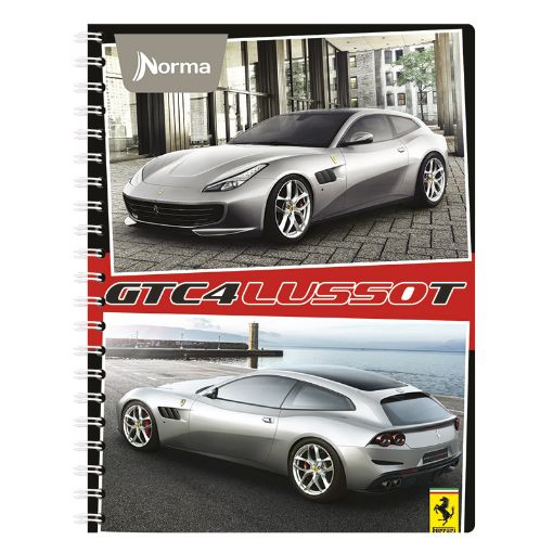 Imagen de CUADERNO PROFESIONAL 160H C-7 5MAT FERRARI DB