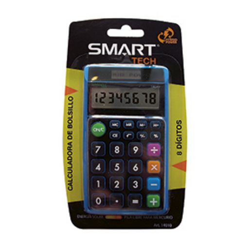 Imagen de CALCULADORA BOLSILLO 8DIG HYBRID BLT