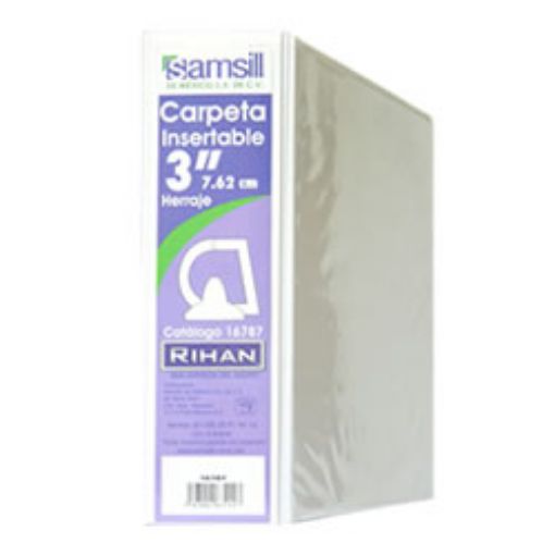 Imagen de CARPETA ARILLO 3 D BLANCA PANORAMICA SAMSILL
