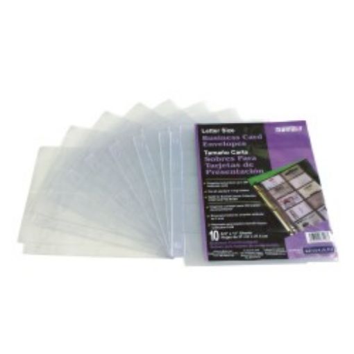 Imagen de PROTECTOR PARA TARJETAS CARTA CON 10PZAS